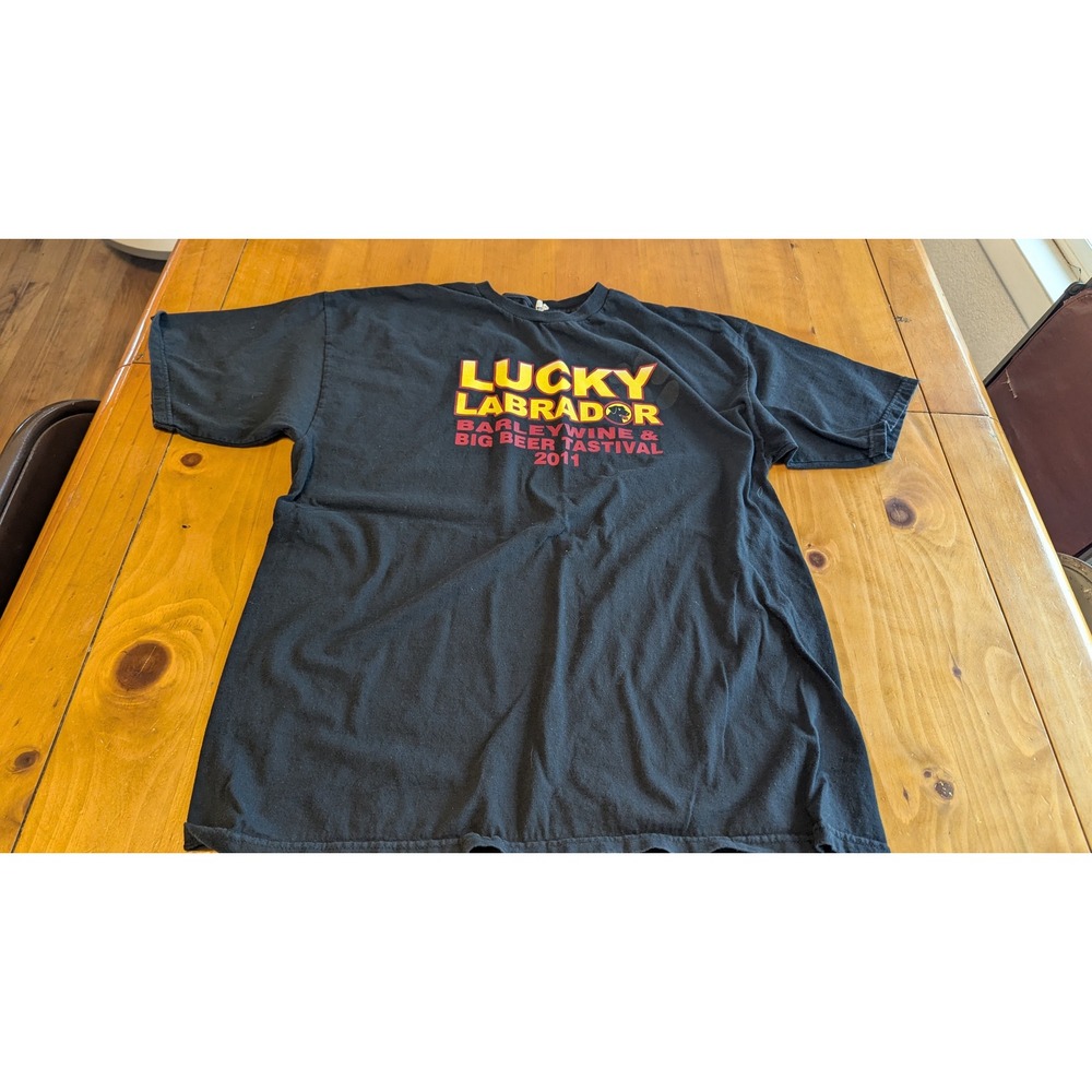 Alstyle Lucky Labrador Barleywine Big Beer Tastival 2011 Graphic T-Shirt Mens XL